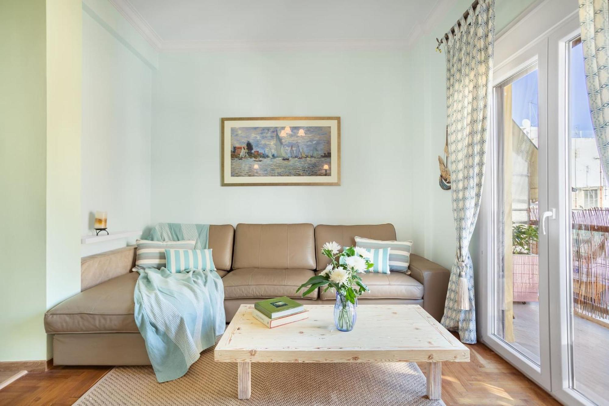 Bright, Calming Retreat With A Balcony Near Metro! Apartment Athens Exterior photo